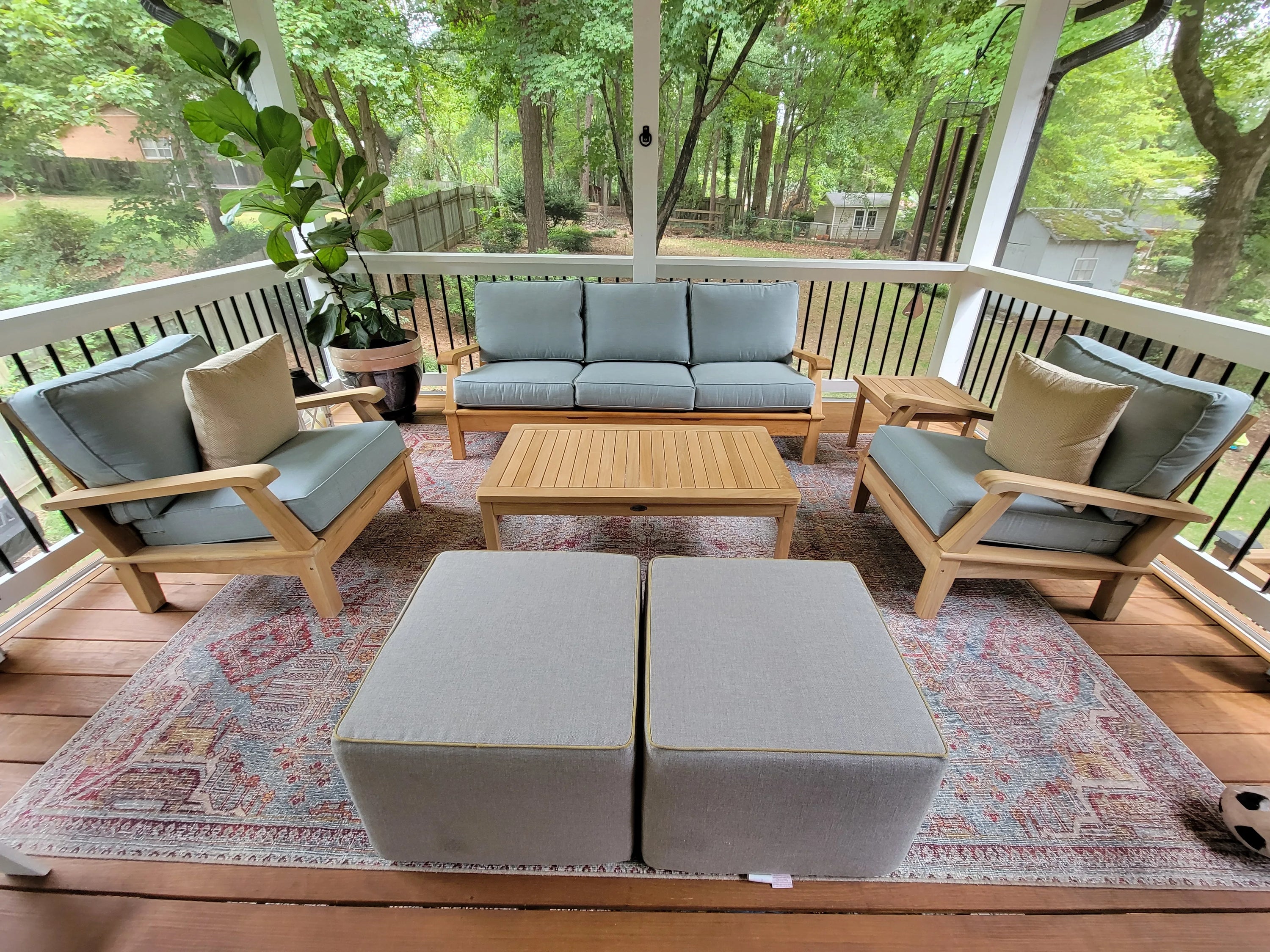 Transforming Outdoor Spaces in Winston Salem with Royal Teak and Cozy Accessories