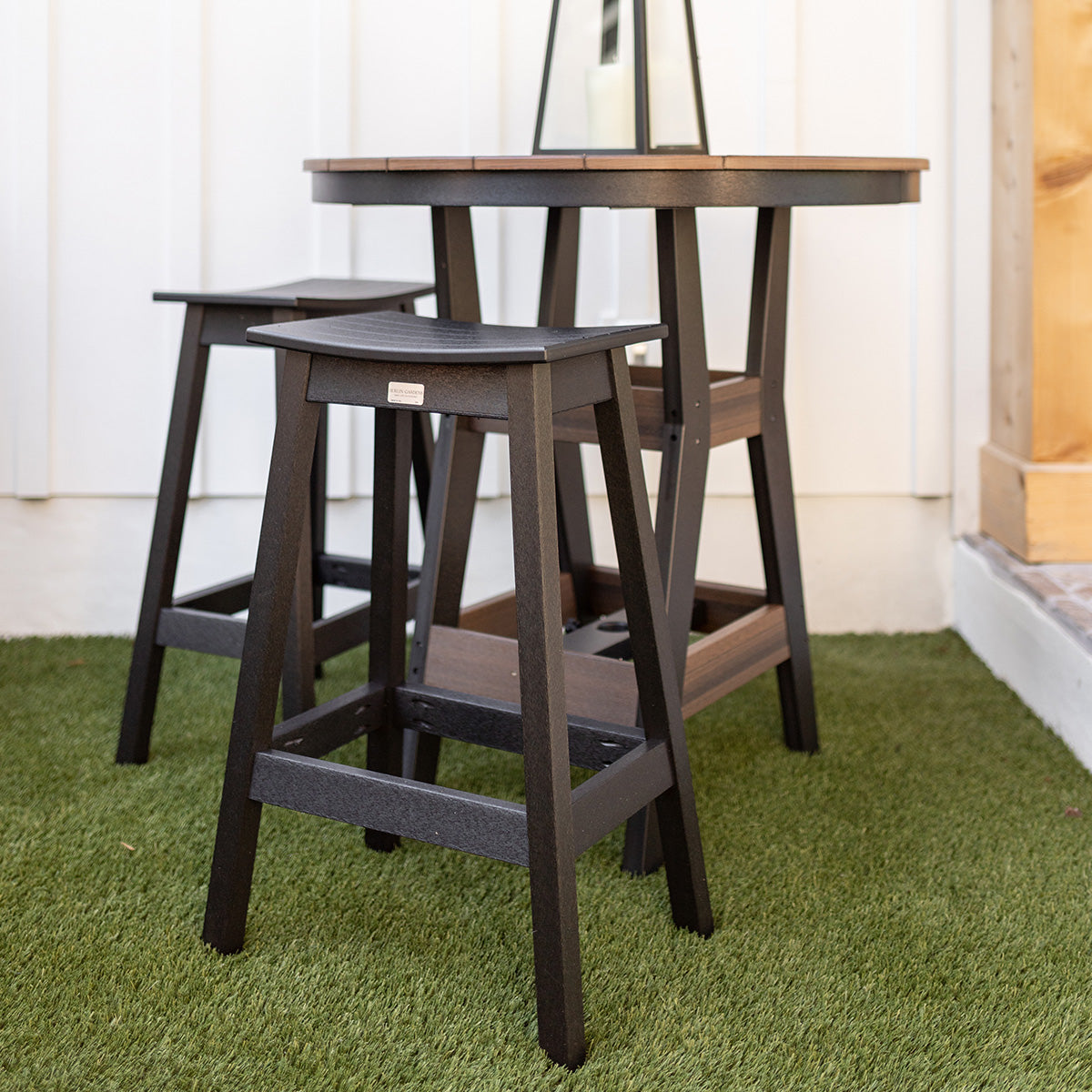 Berlin Gardens Saddle Bar Stool, lifestyle photo 3