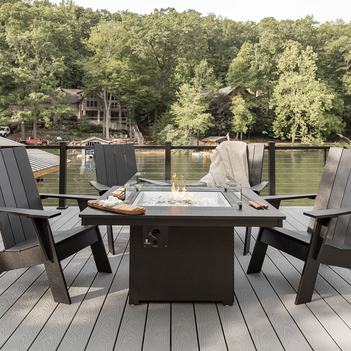 Berlin Gardens Nordic Adirondack Chair, lifestyle photo 2