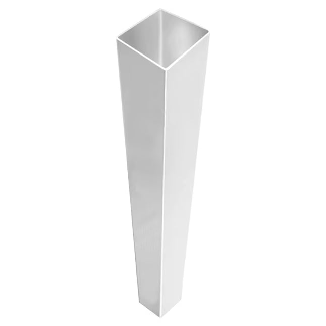 Veranda 4 in x 4 in x 6 ft White Vinyl Square Fence Post (Birdhouse Mounting Post)