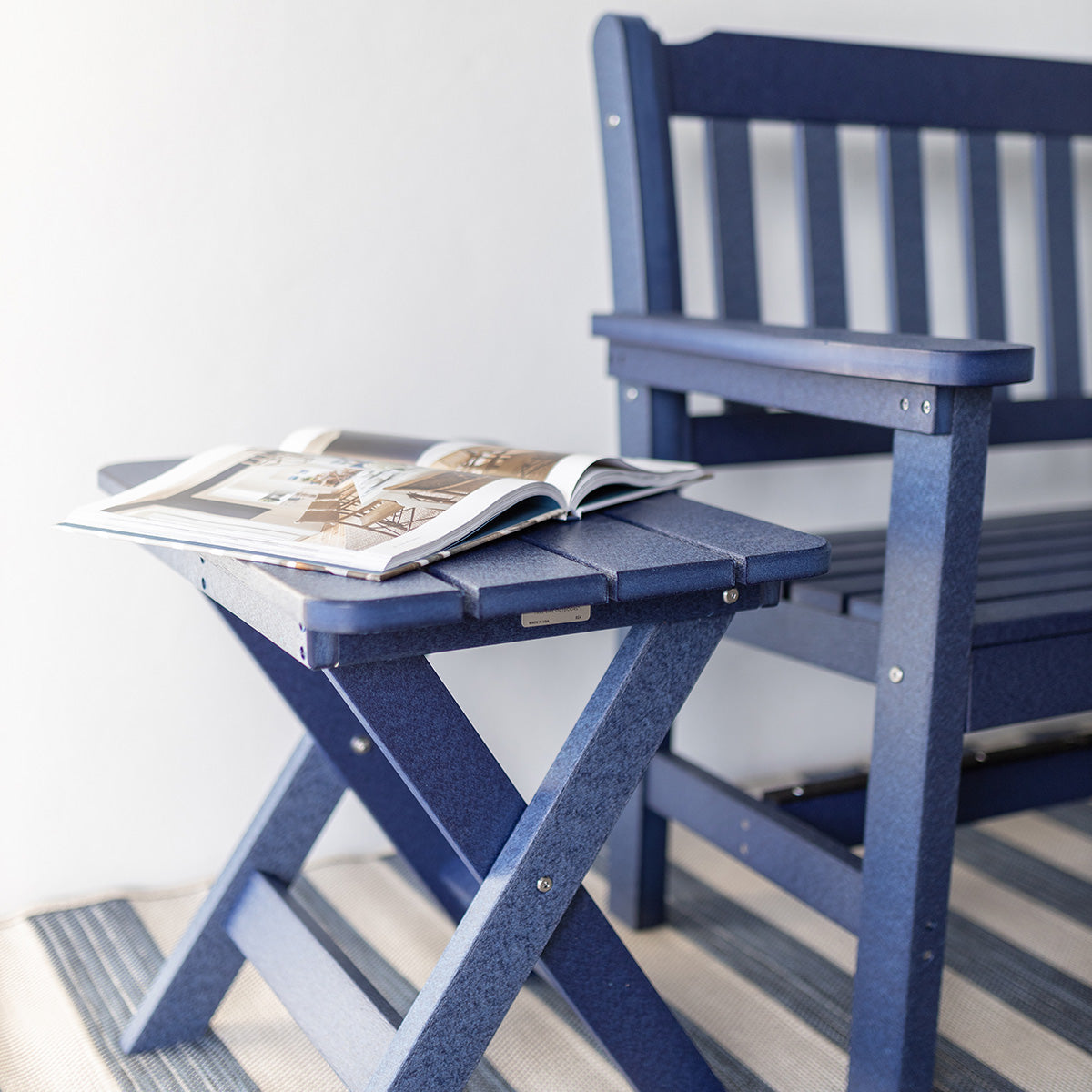Berlin Gardens Folding End Table, lifestyle photo 2