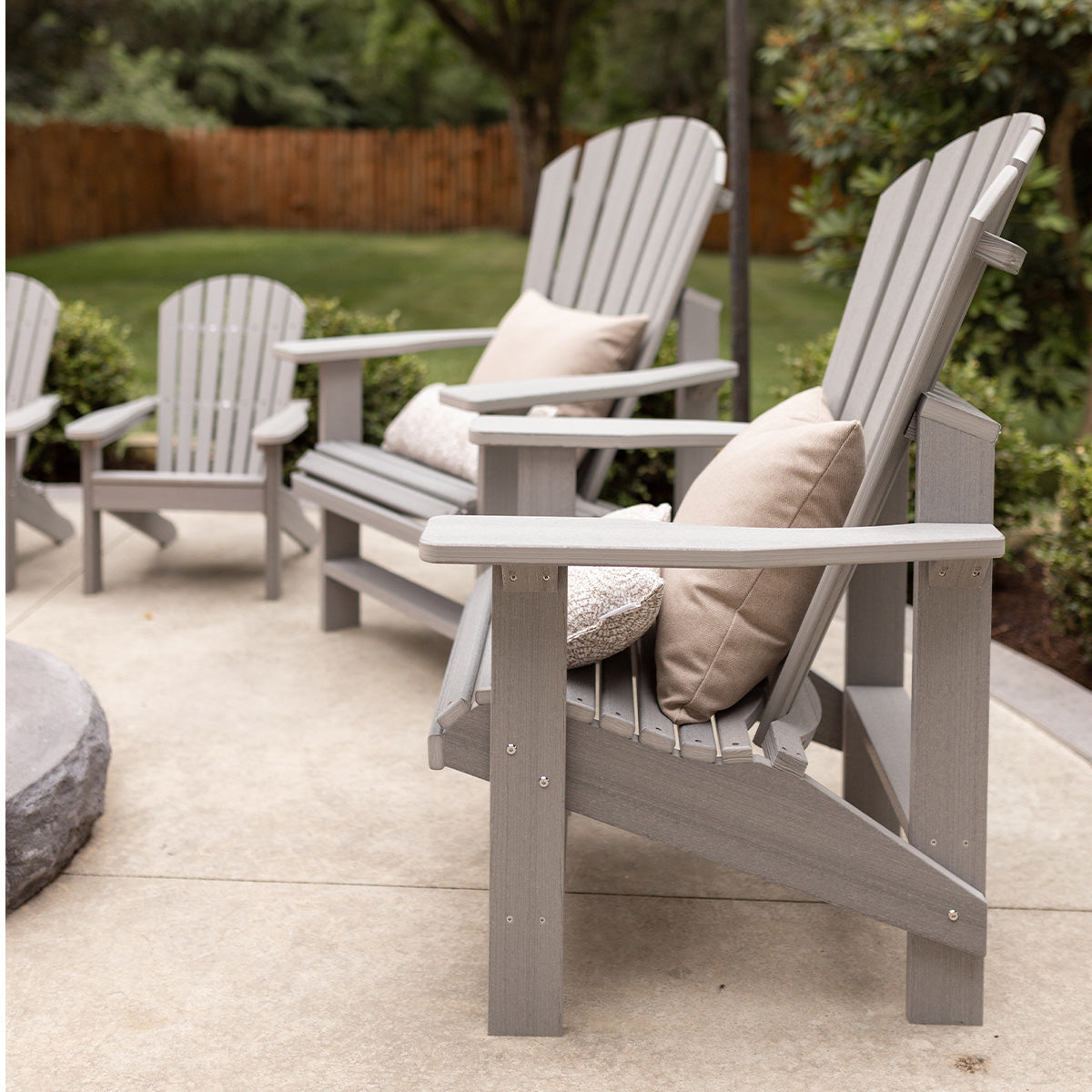 Berlin Gardens Comfo Upright Adirondack Chair, lifestyle photo 3