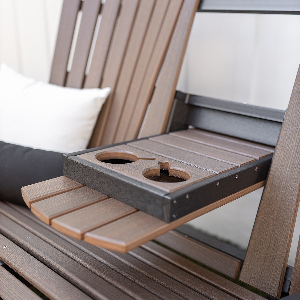 5′ Comfo Back Three Seat Glider with Console