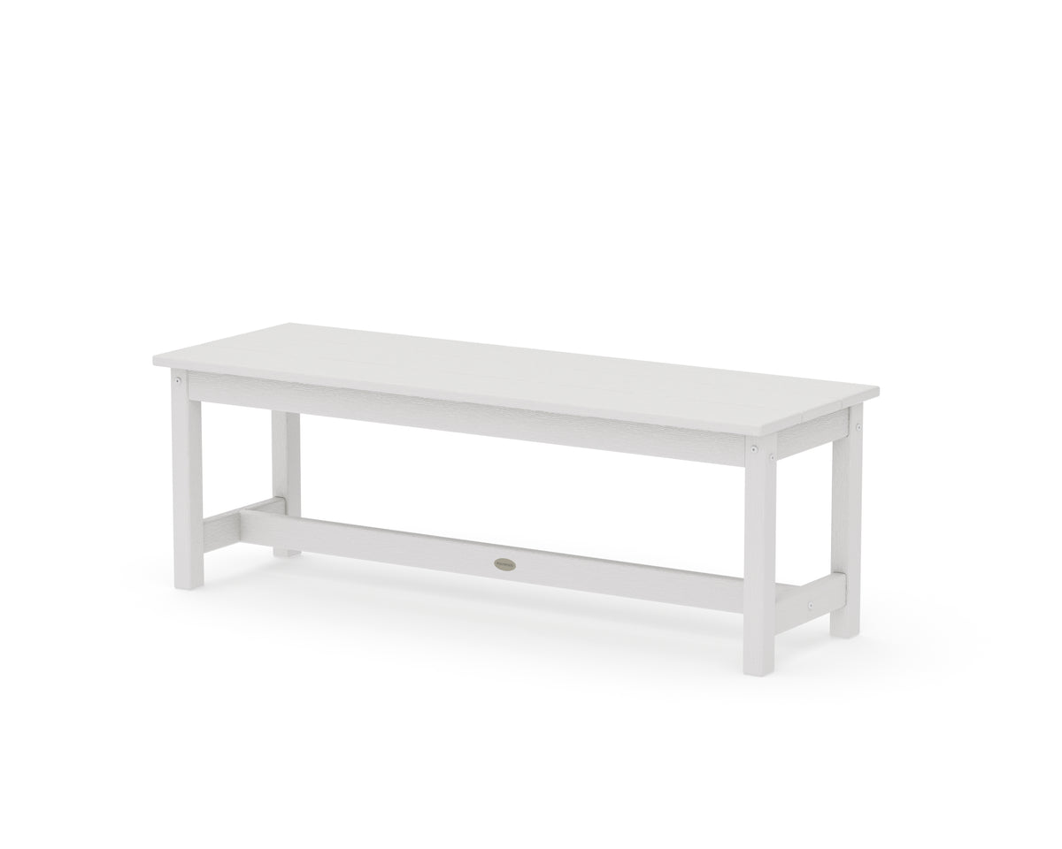 POLYWOOD 48" Planter Bench in Vintage White