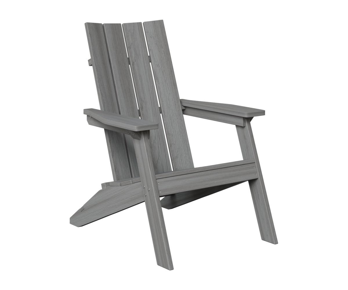 Berlin Gardens Mayhew Stationary Adirondack Chair in Driftwood Gray