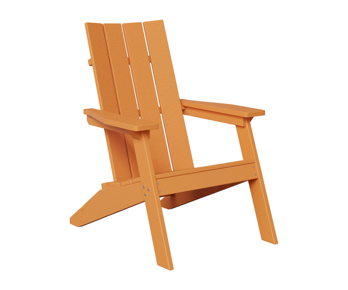 Berlin Gardens Mayhew Stationary Adirondack Chair in Mango Orange