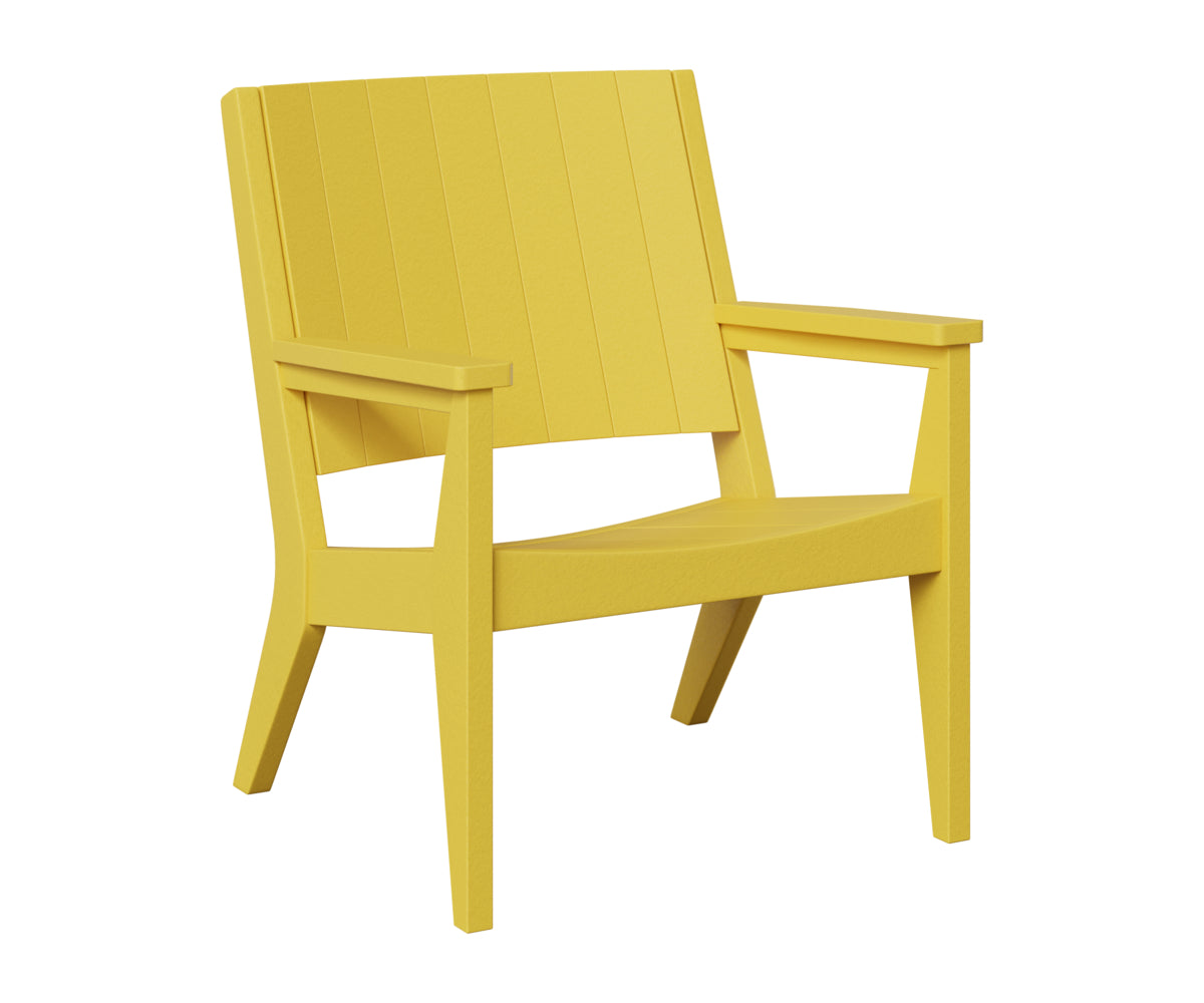 Berlin Gardens Mayhew Chat Chair in Sunburst Yellow