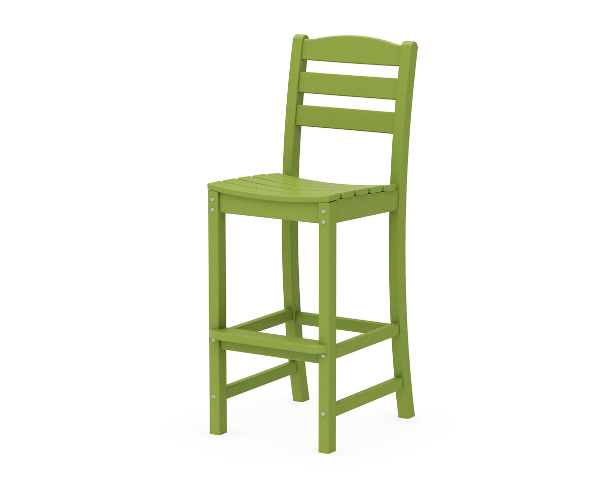 POLYWOOD La Casa Café Bar Side Chair in Lime