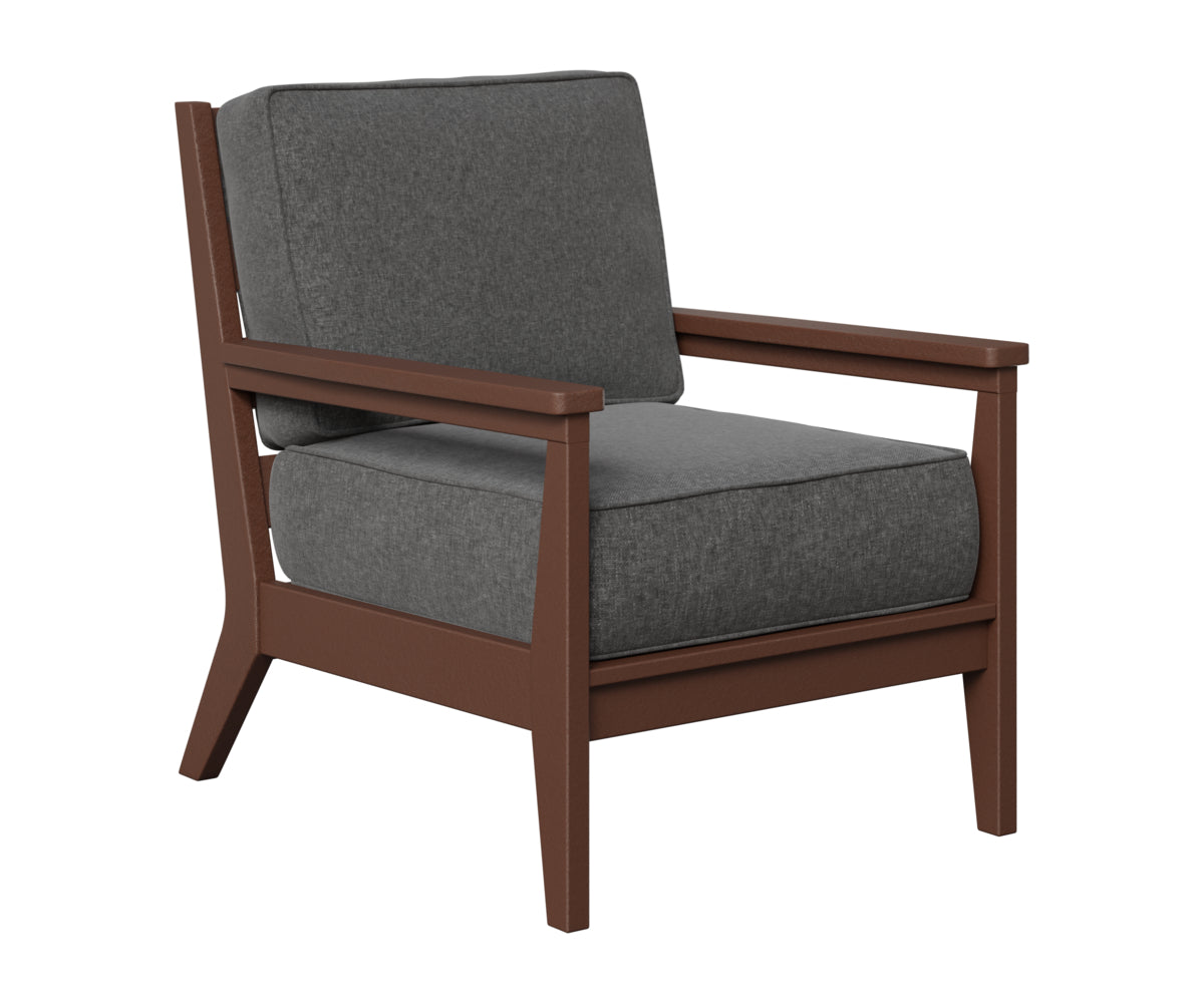 Berlin Gardens Mayhew Club Chair in Chocolate Brown