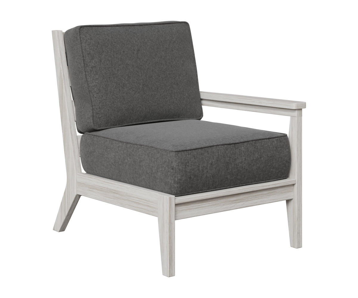 Berlin Gardens Mayhew Left Arm Club Chair in Seashell