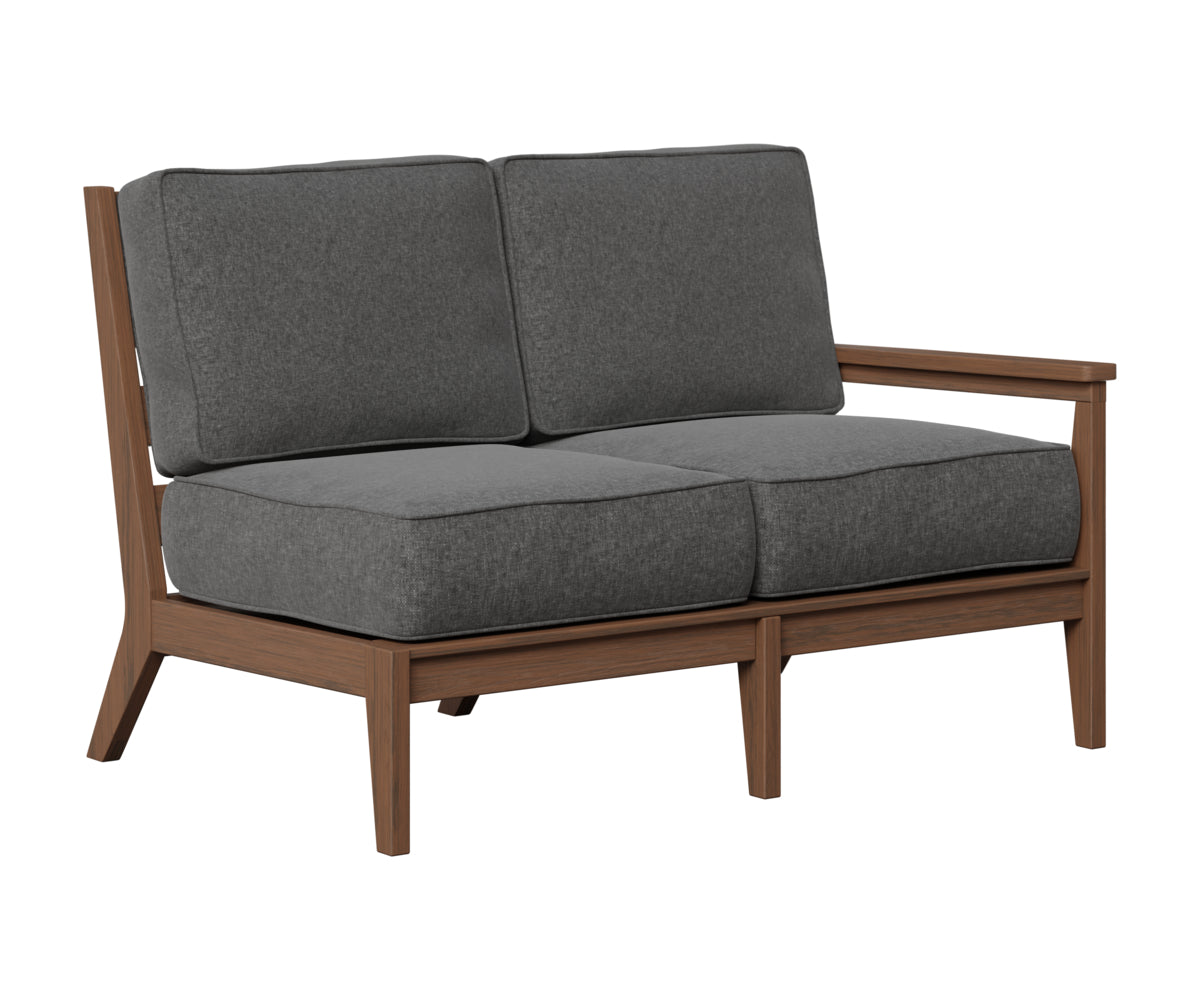 Berlin Gardens Mayhew Left Arm Loveseat in Brazilian Walnut