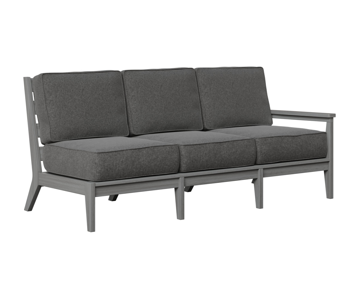Berlin Gardens Mayhew Left Arm Sofa in Driftwood Gray