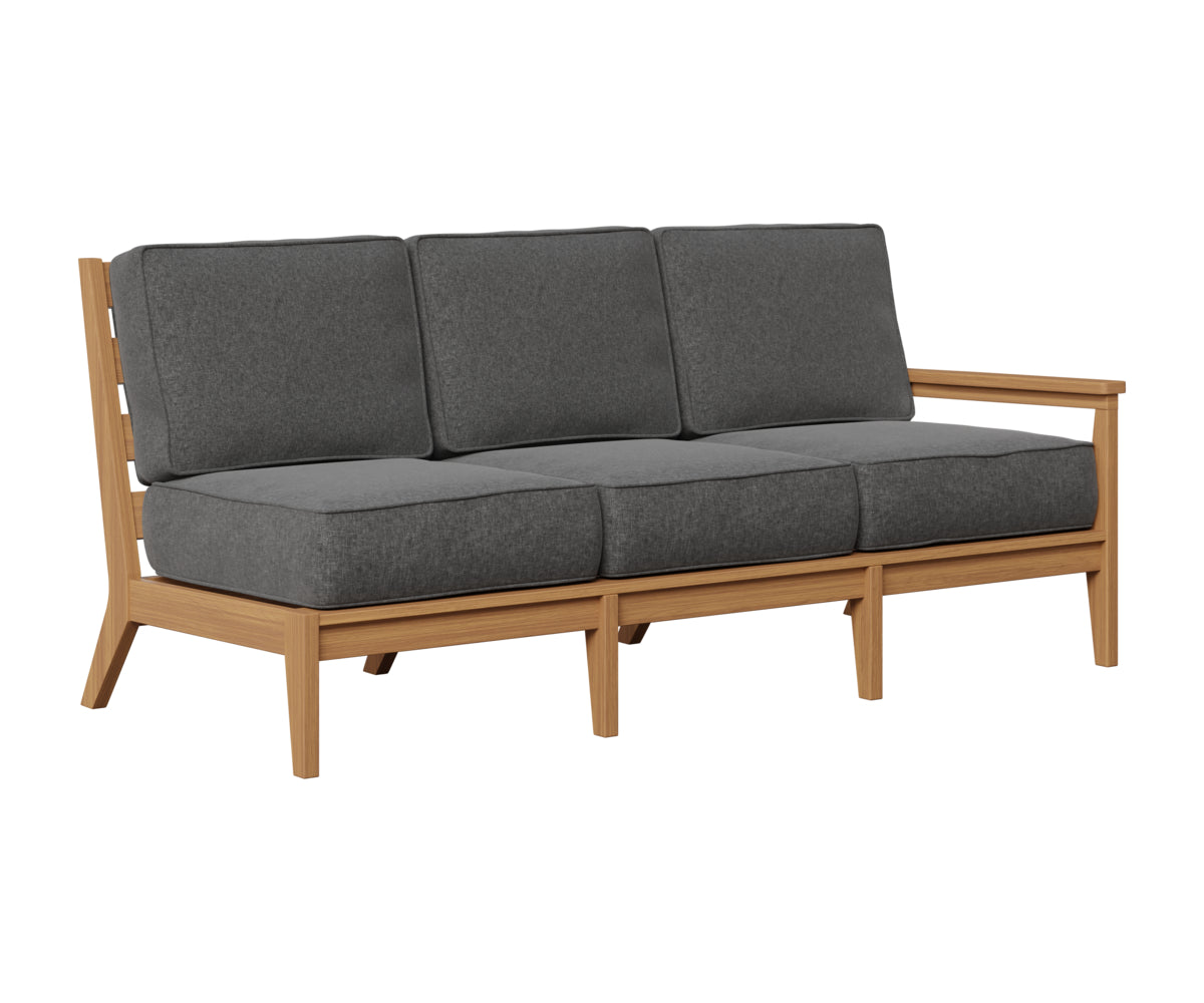 Berlin Gardens Mayhew Left Arm Sofa in Natural Teak