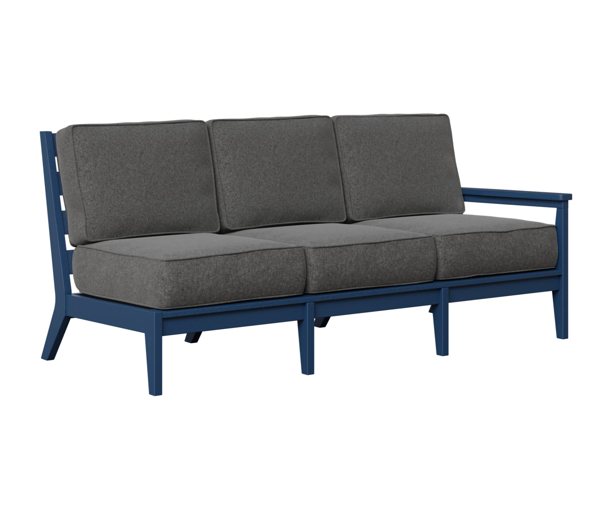 Berlin Gardens Mayhew Left Arm Sofa in Navy Blue