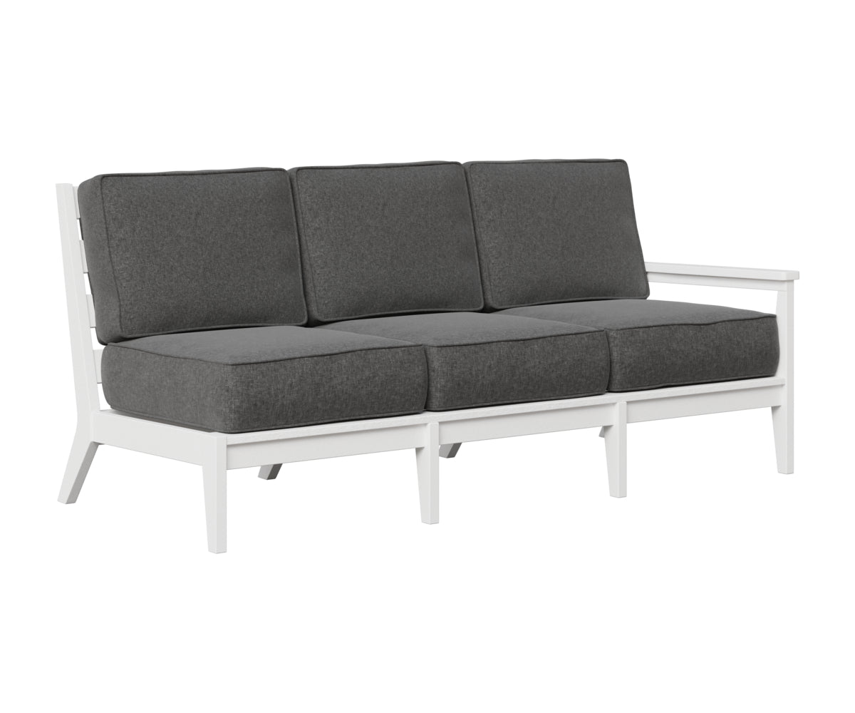 Berlin Gardens Mayhew Left Arm Sofa in White