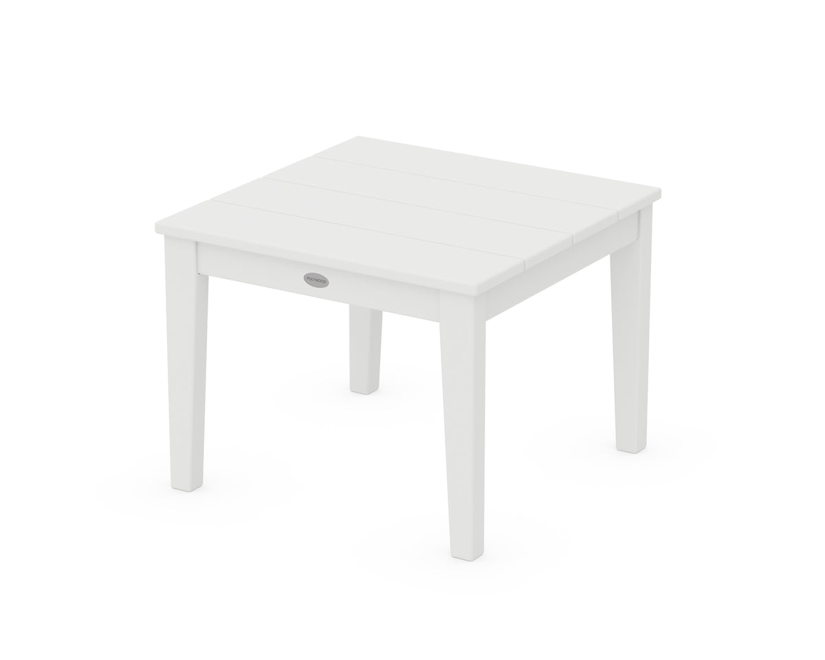 POLYWOOD Newport 22" End Table in White