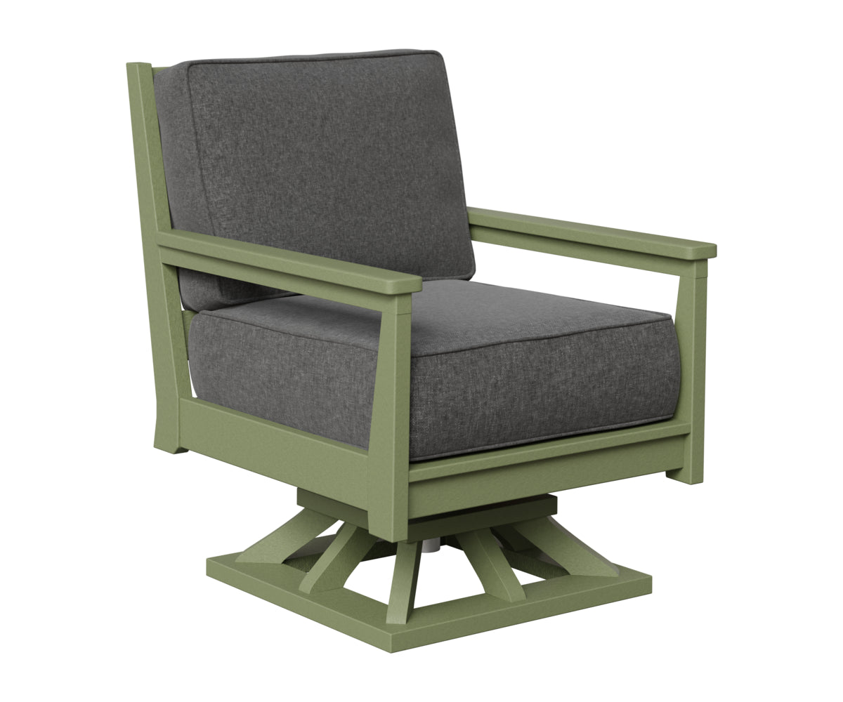 Berlin Gardens Mayhew Swivel Rocker in Sage
