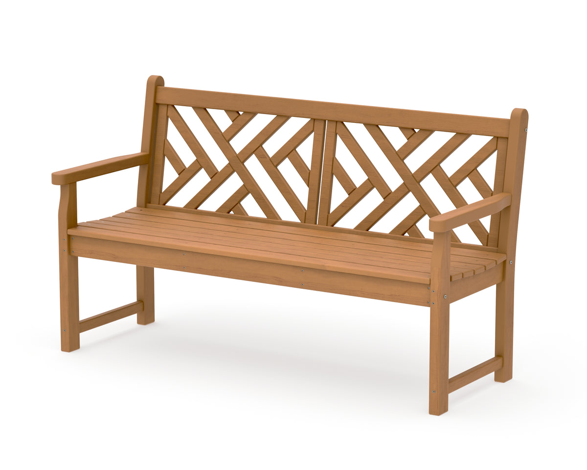 POLYWOOD Chippendale 60" Bench in Natural