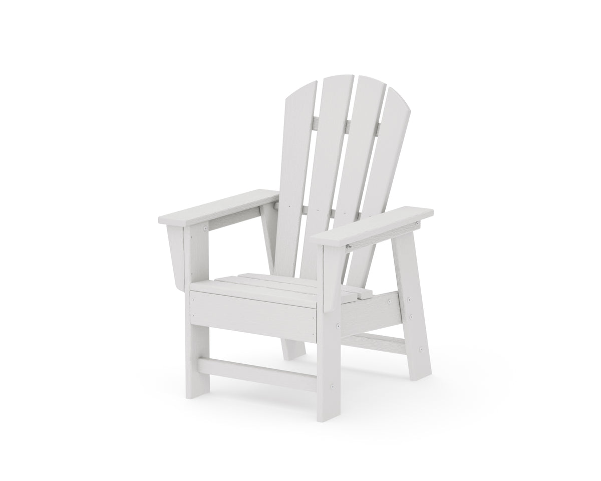 POLYWOOD Kids Adirondack Chair in Vintage White