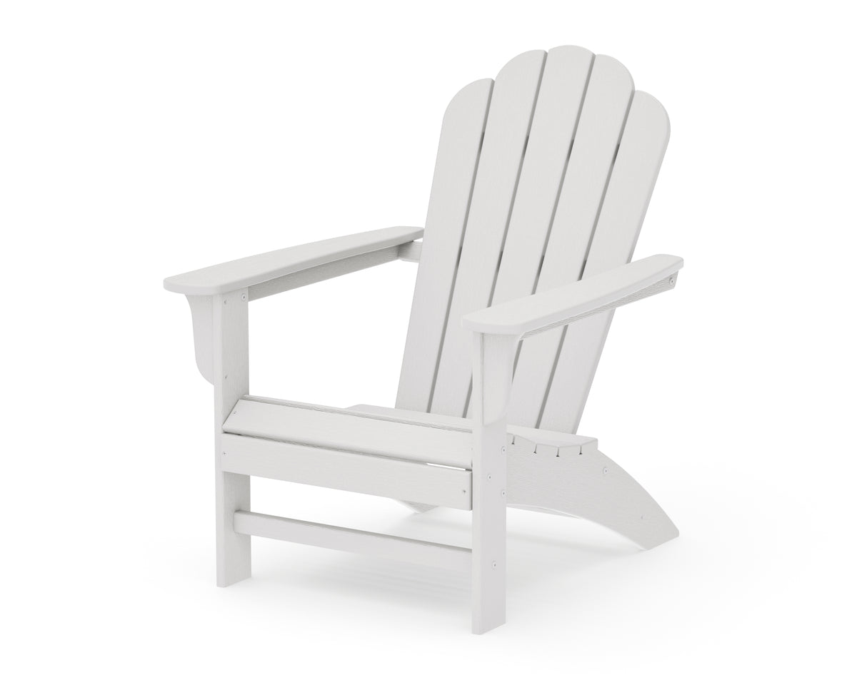 POLYWOOD Cottage Adirondack Chair in Vintage White