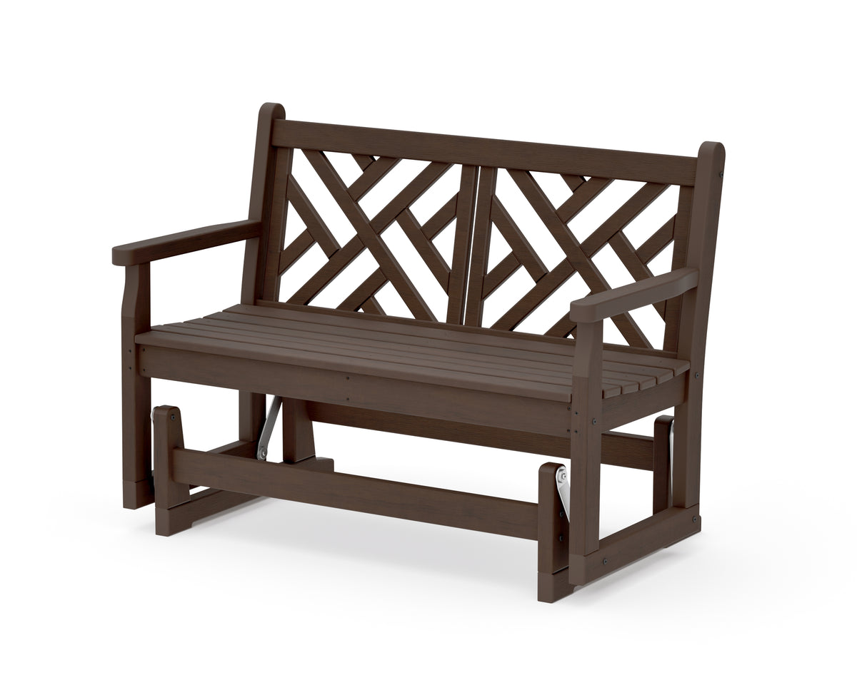 POLYWOOD Chippendale 48" Glider in Kona