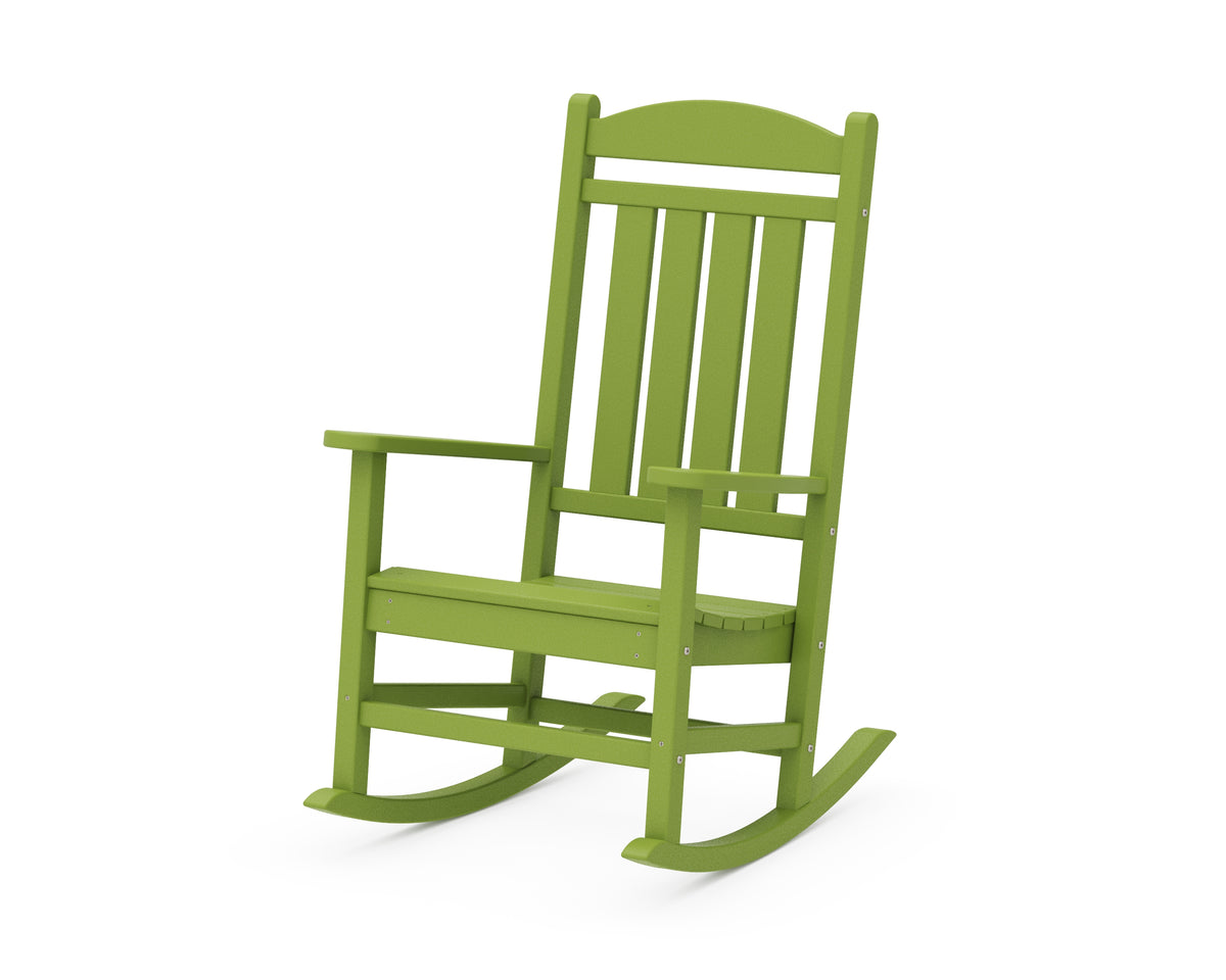 POLYWOOD Presidential Rocking Chair in Lime