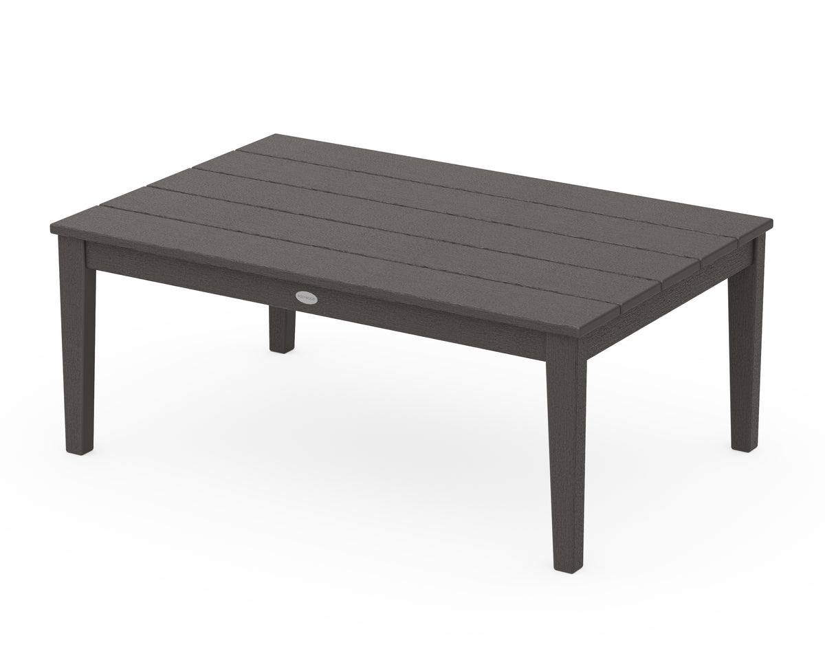 POLYWOOD Newport 28" x 42" Coffee Table in Vintage Coffee