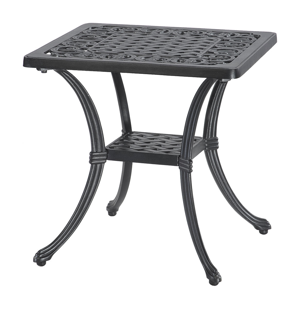 Gensun Michigan 21" Square End Table in Black