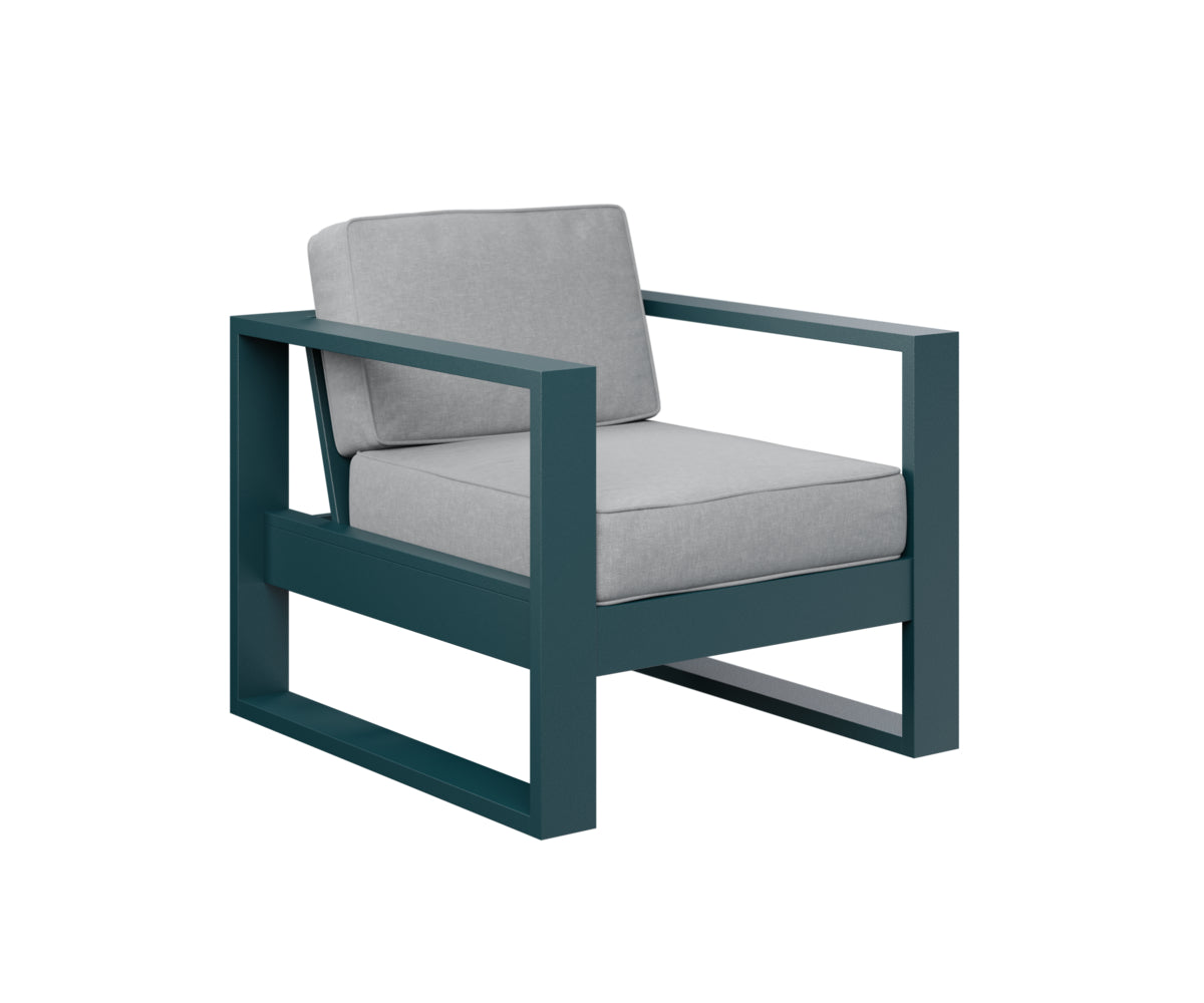 Berlin Gardens Nordic Club Chair in Berry