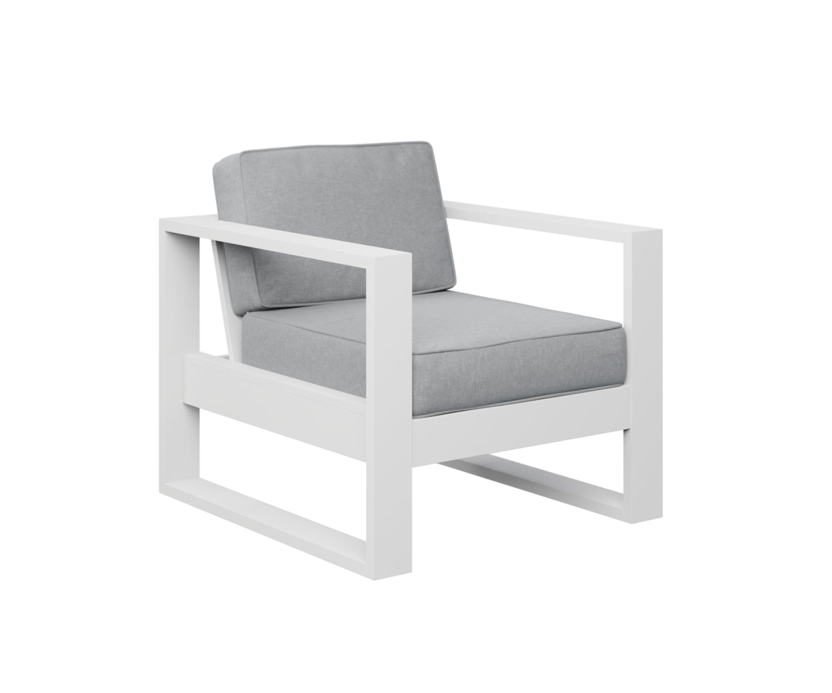 Berlin Gardens Nordic Club Chair in White