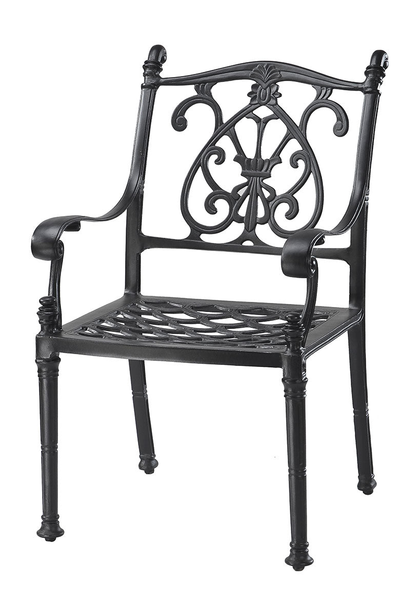 Gensun Florence Cushion Dining Chair in Carbon