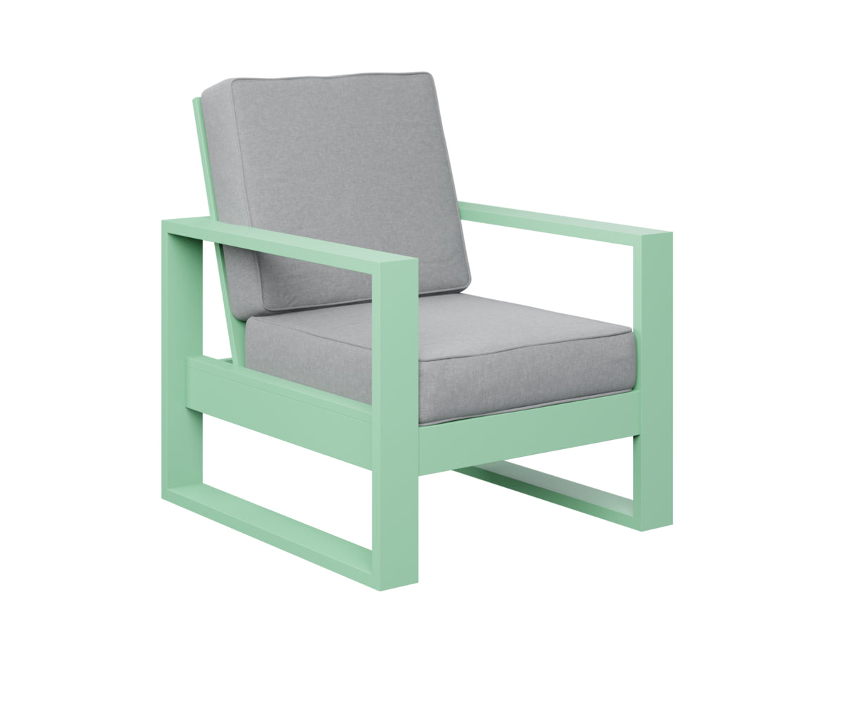 Berlin Gardens Nordic High Back Club Chair in Mint