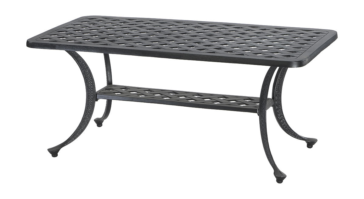 Gensun Coordinate 21" x 42" Rectangular Coffee Table