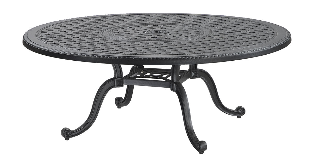 Gensun Grand Terrace 42" Round Chat Table in Desert Bronze