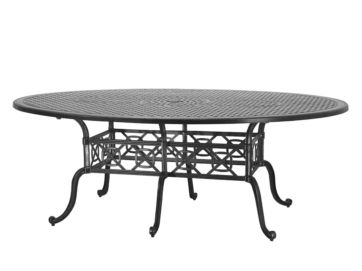 Gensun Grand Terrace 72" x 102" Geo Bar Table in Desert Bronze