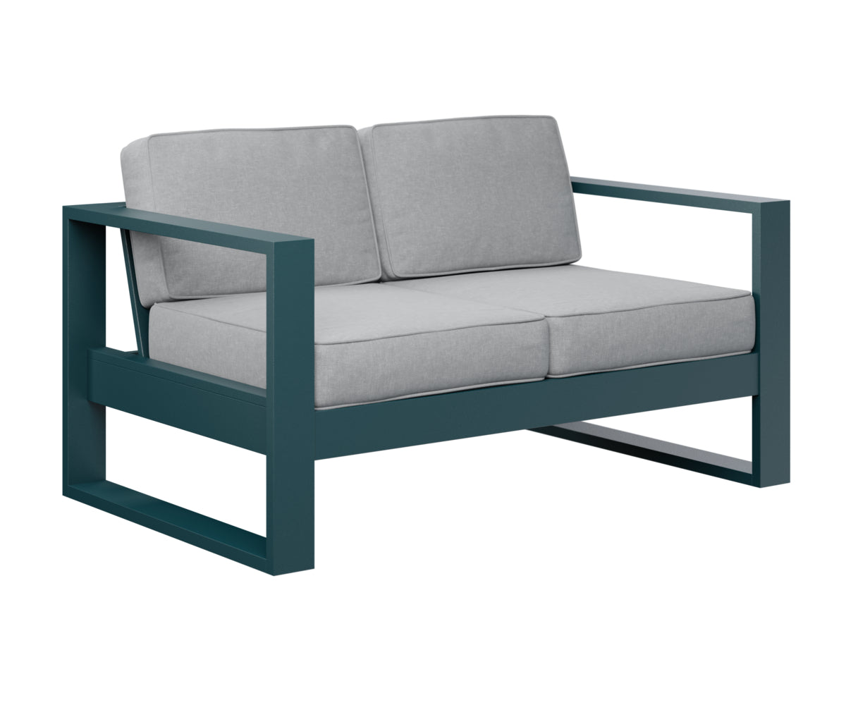 Berlin Gardens Nordic Loveseat in Berry