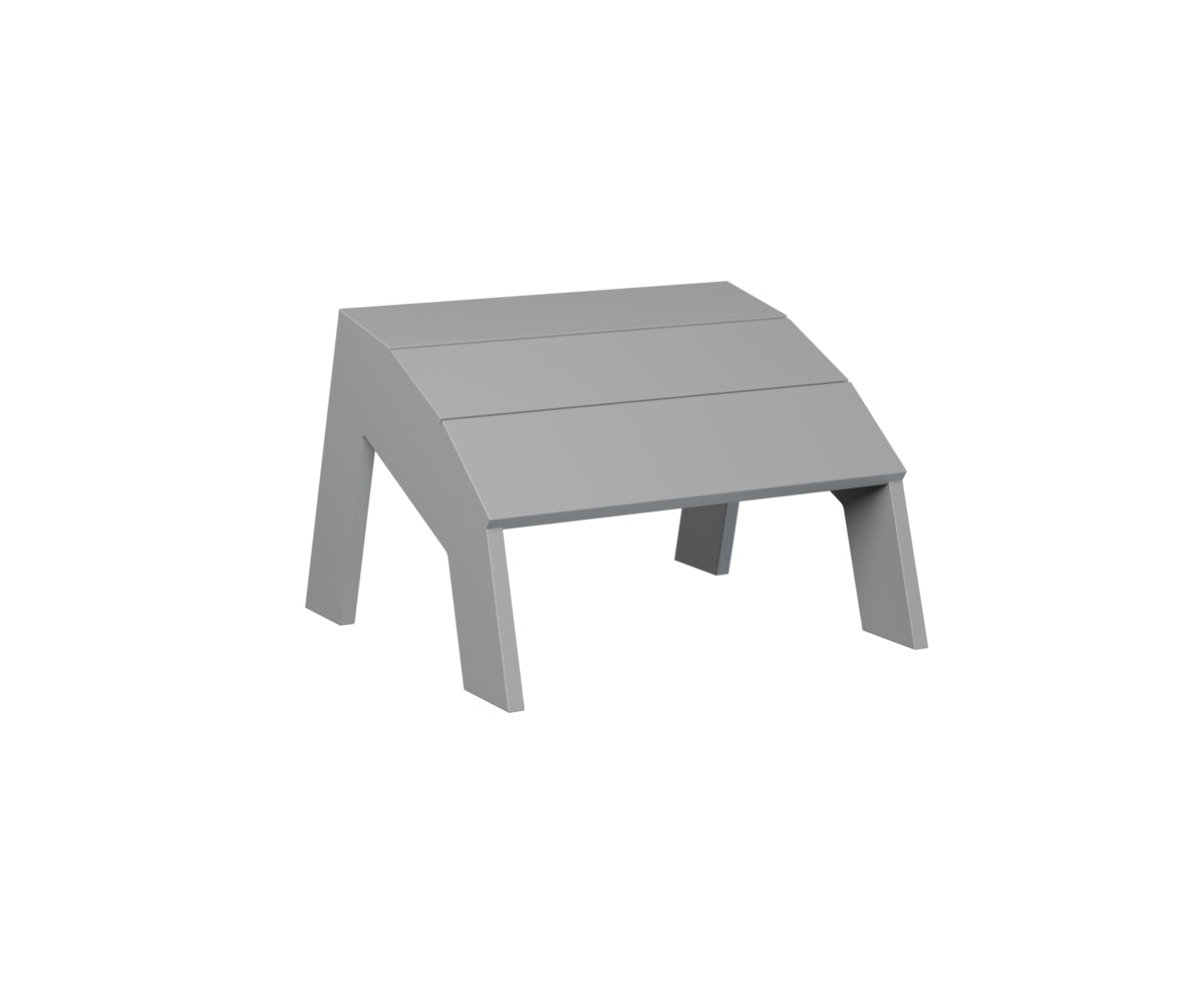 Berlin Gardens Nordic Adirondack Footstool in Fog