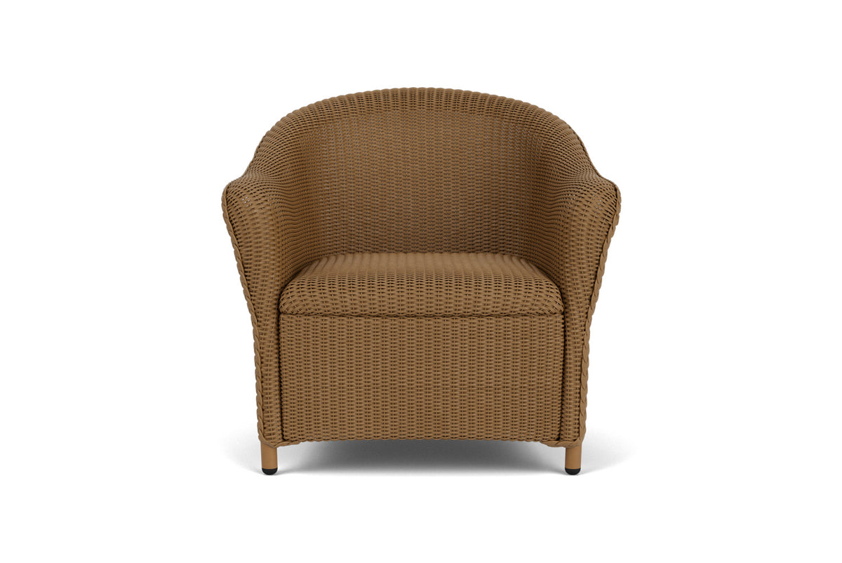 Lloyd Flanders Reflections Lounge Chair with Padded Seat in Hickory