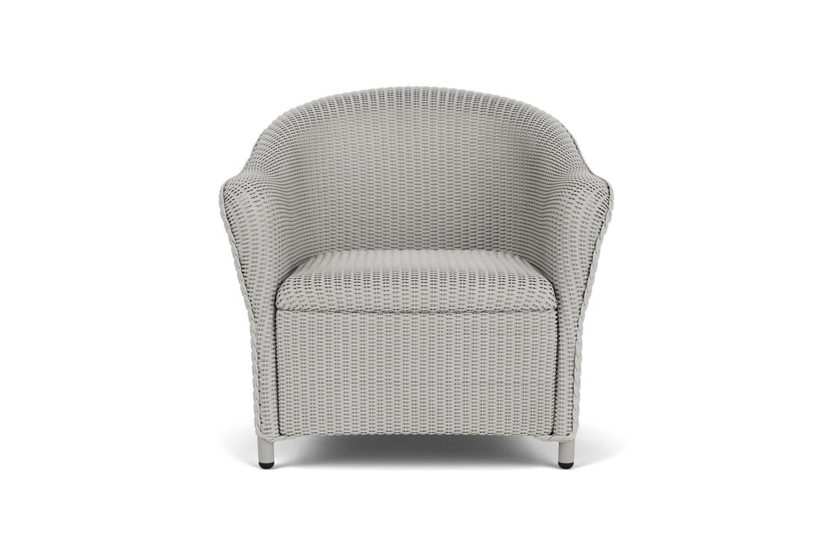 Lloyd Flanders Reflections Lounge Chair with Padded Seat in Platinum