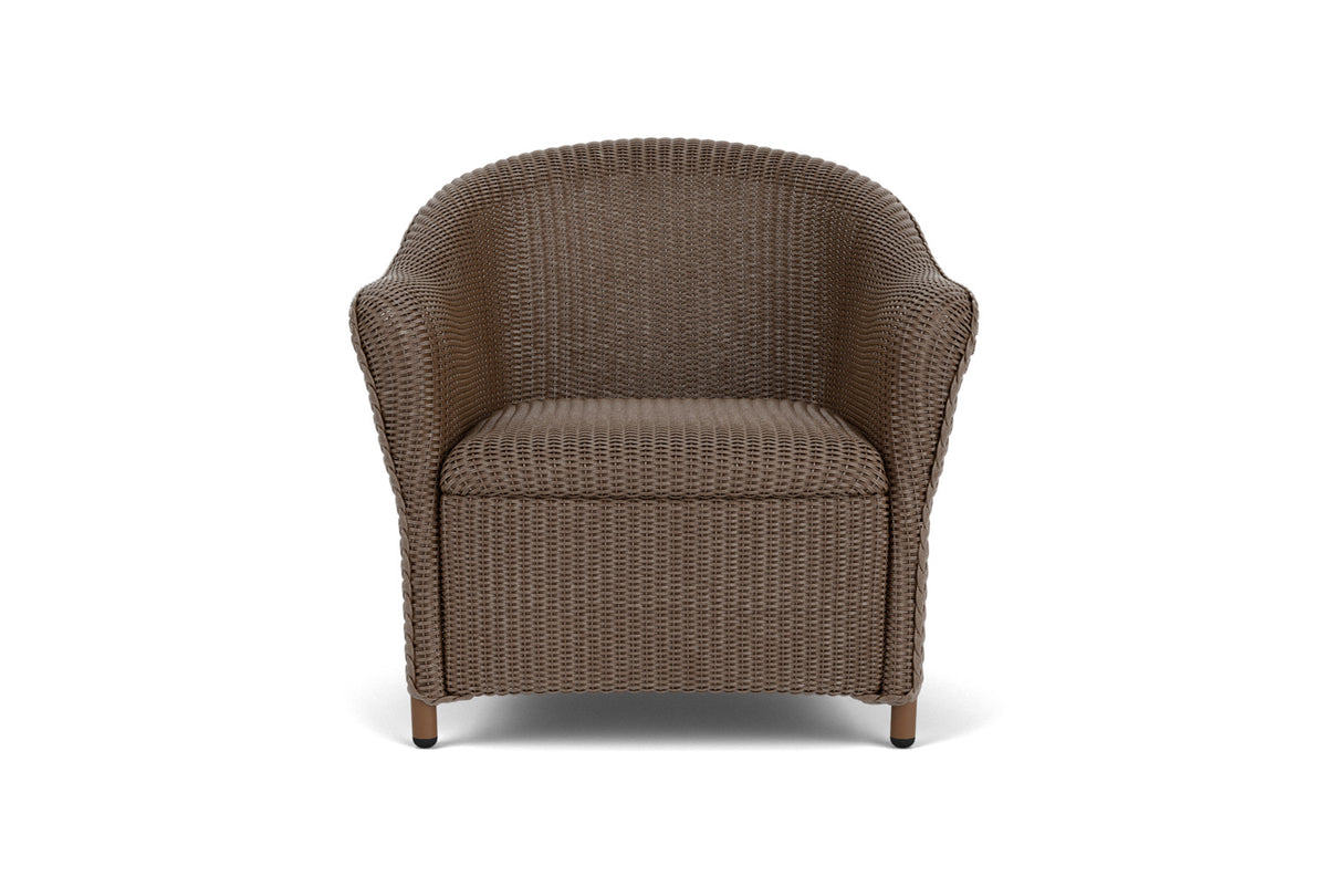 Lloyd Flanders Reflections Lounge Chair with Padded Seat in Bark