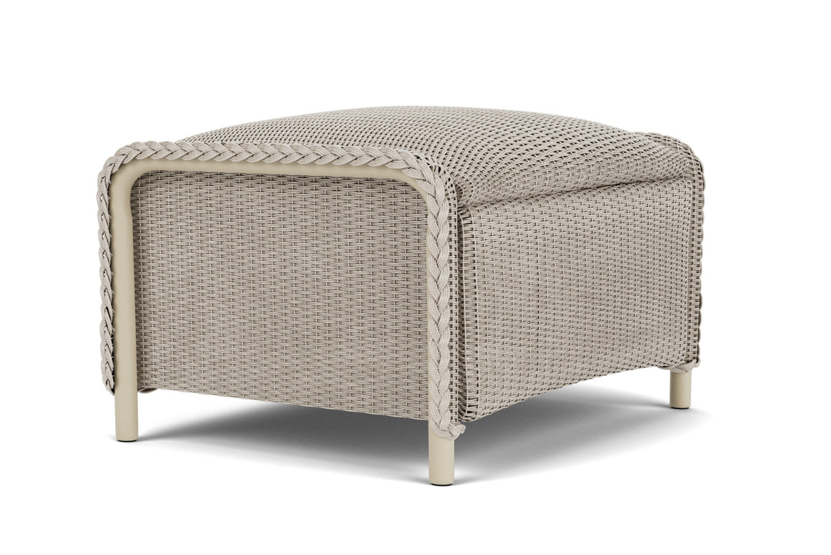 Lloyd Flanders Reflections Ottoman, Padded in Linen, view 3