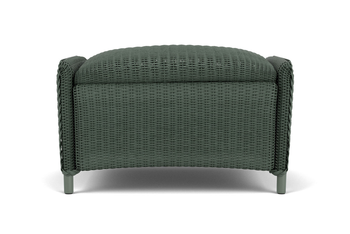 Lloyd Flanders Reflections Ottoman, Padded in Spruce