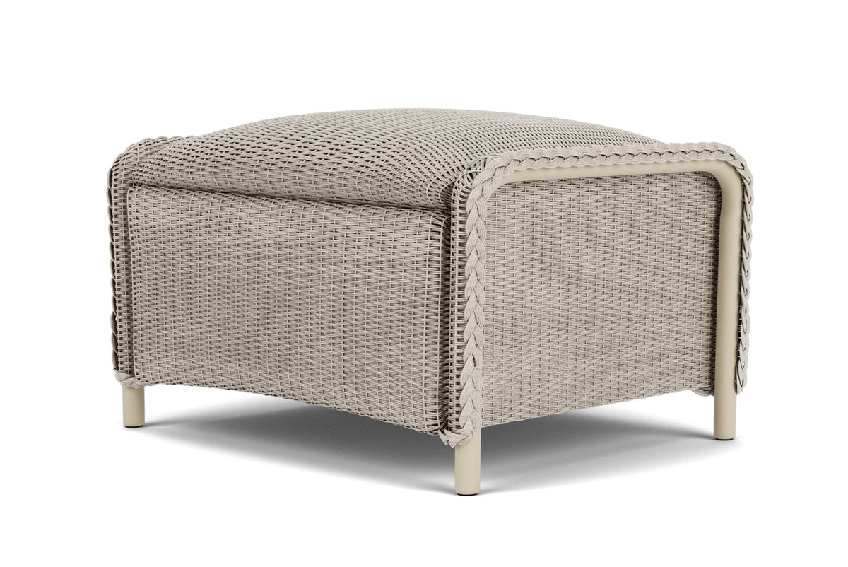 Lloyd Flanders Reflections Ottoman, Padded in Linen, view 6