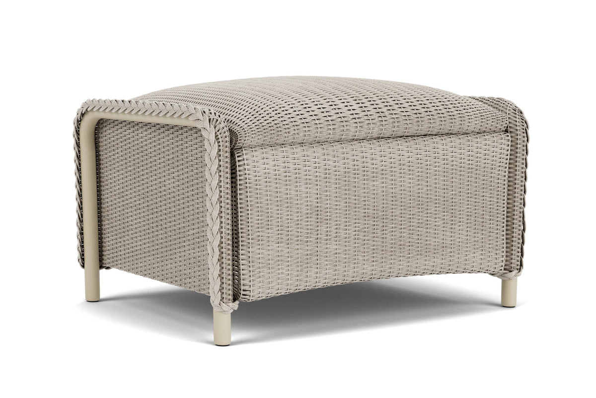 Lloyd Flanders Reflections Ottoman, Padded in Linen, view 2