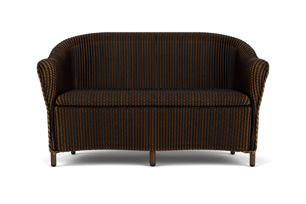 Lloyd Flanders Reflections Loveseat with Padded Seat in Mink