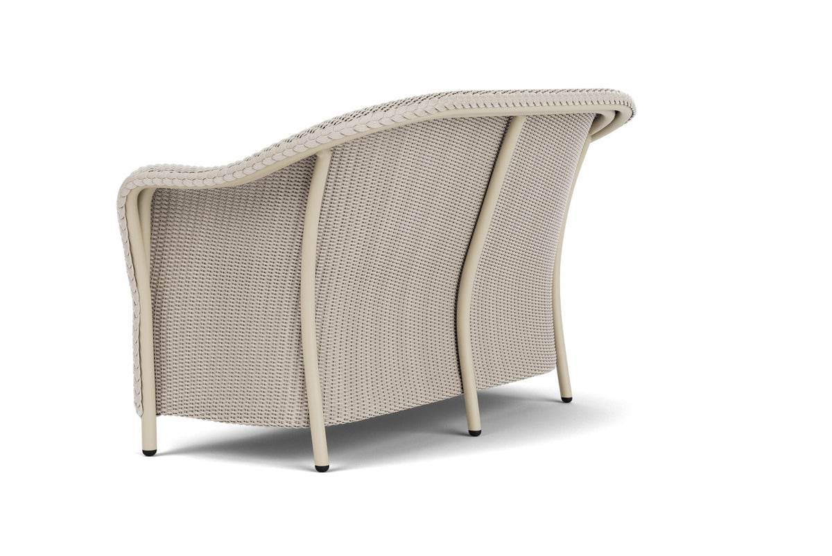 Lloyd Flanders Reflections Loveseat with Padded Seat in Linen, view 8