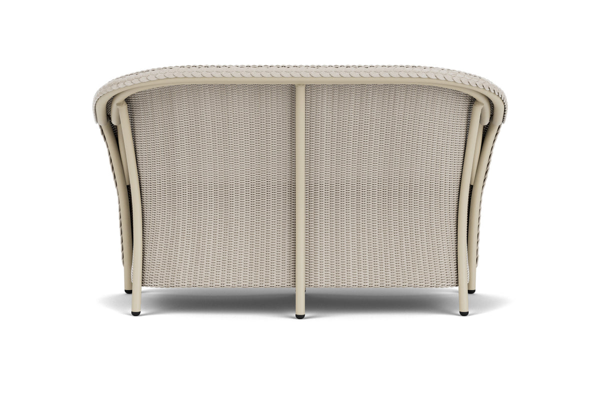 Lloyd Flanders Reflections Loveseat with Padded Seat in Linen, view 7