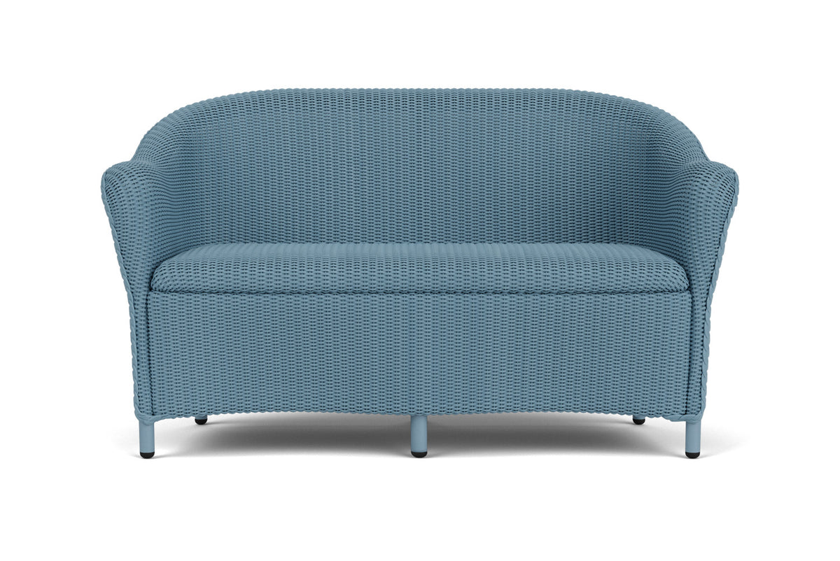 Lloyd Flanders Reflections Loveseat with Padded Seat in Stillwater