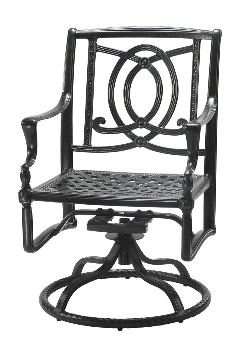 Gensun Bel Air Swivel Rocker in Midnight Gold