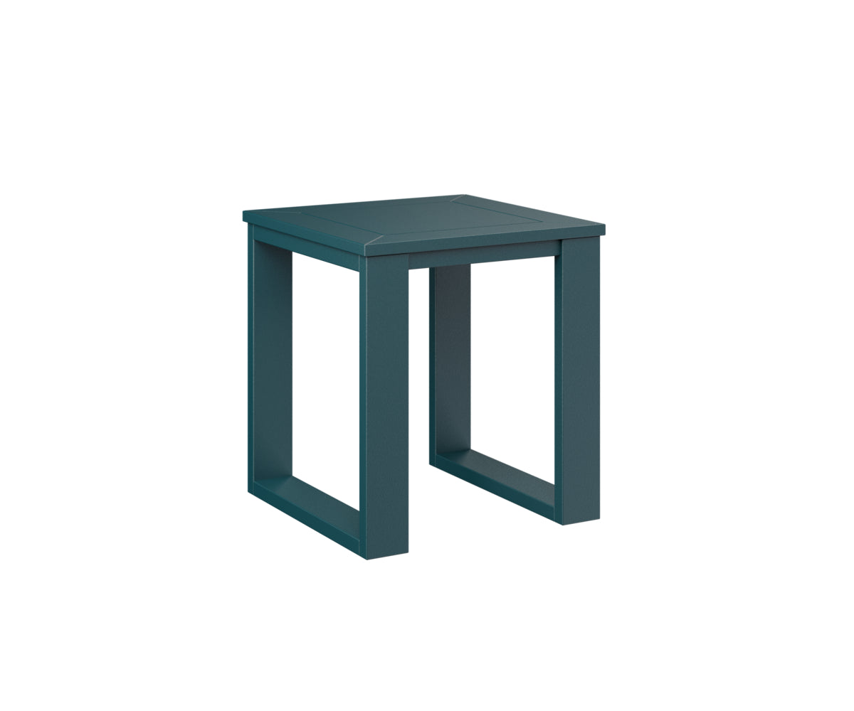 Berlin Gardens Nordic Square End Table in Berry